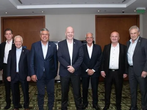 D'Onofrio participó de la reunión con Infantino, presidente de la FIFA