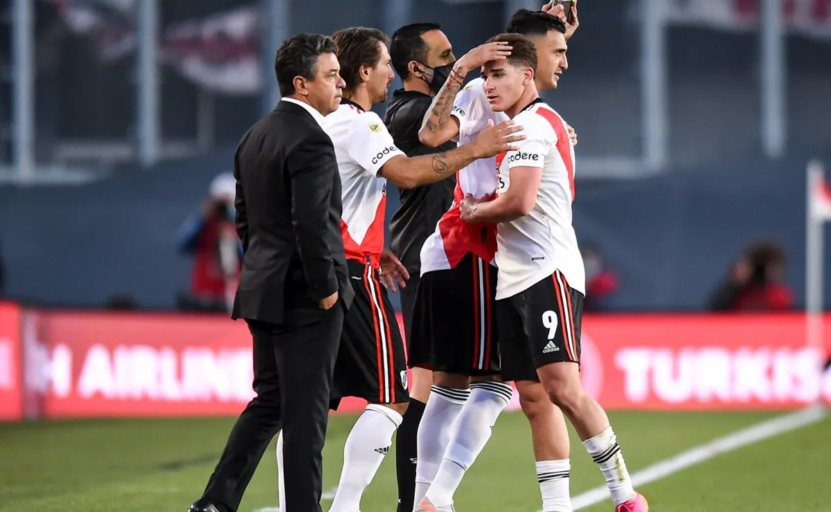 River puede sacarle 4 puntos a Talleres en la Liga Profesional.