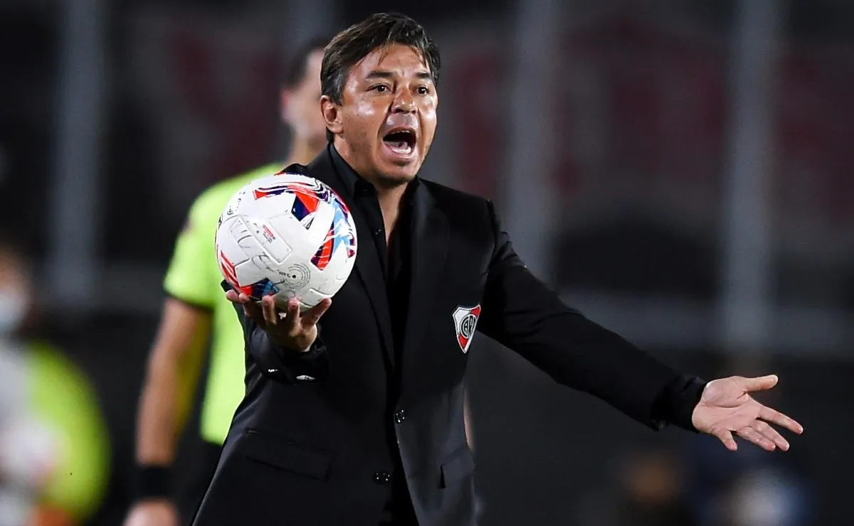 Marcelo Gallardo no ocultó su enojo por el gol de San Lorenzo