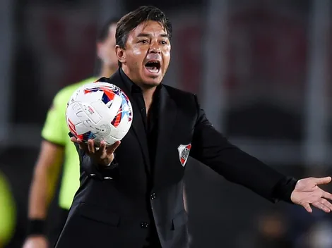 Los gritos de Gallardo tras el gol de San Lorenzo