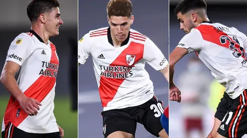 Julián Álvarez, Benjamín Rollheiser y Santiago Simón fueron titulares en el triunfo de River.