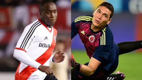 El colombiano subió una foto con su compatriota y ex compañero en River.