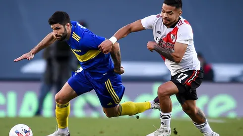 Paulo Díaz jugó el superclásico y viajó con su Selección.