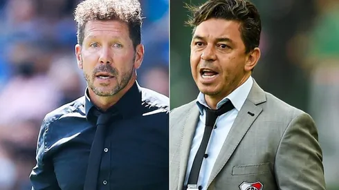 Diego Simeone mostró su admiración por el juego de River.