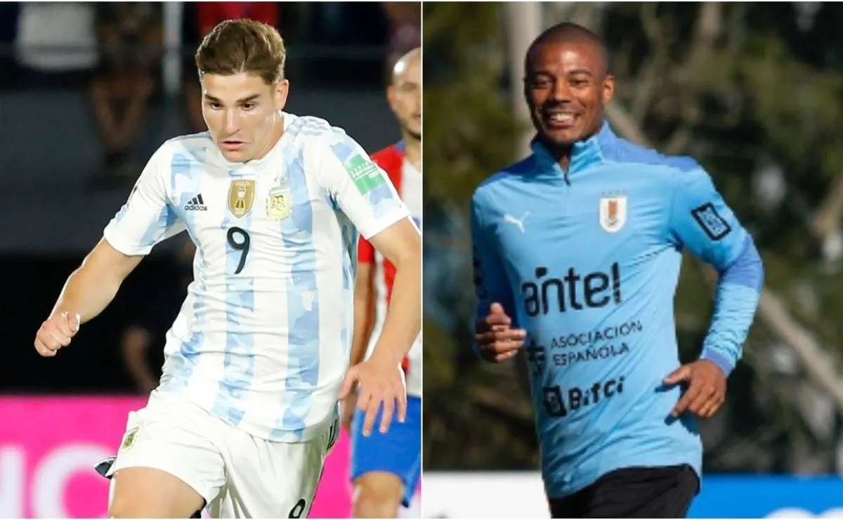 Argentina y Uruguay se ven las caras en el Estadio Monumental.