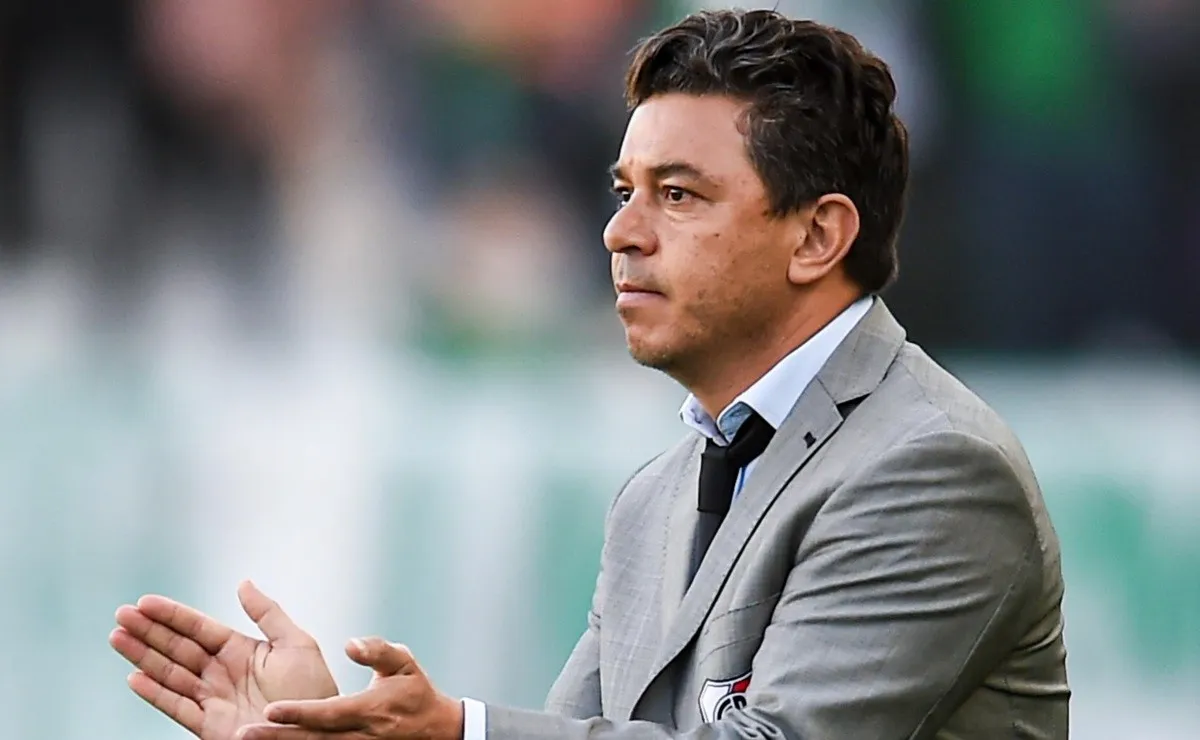 Marcelo Gallardo valoró el esfuerzo de sus dirigidos.