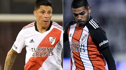 Enzo Pérez y David Martínez son habituales titulares en River.