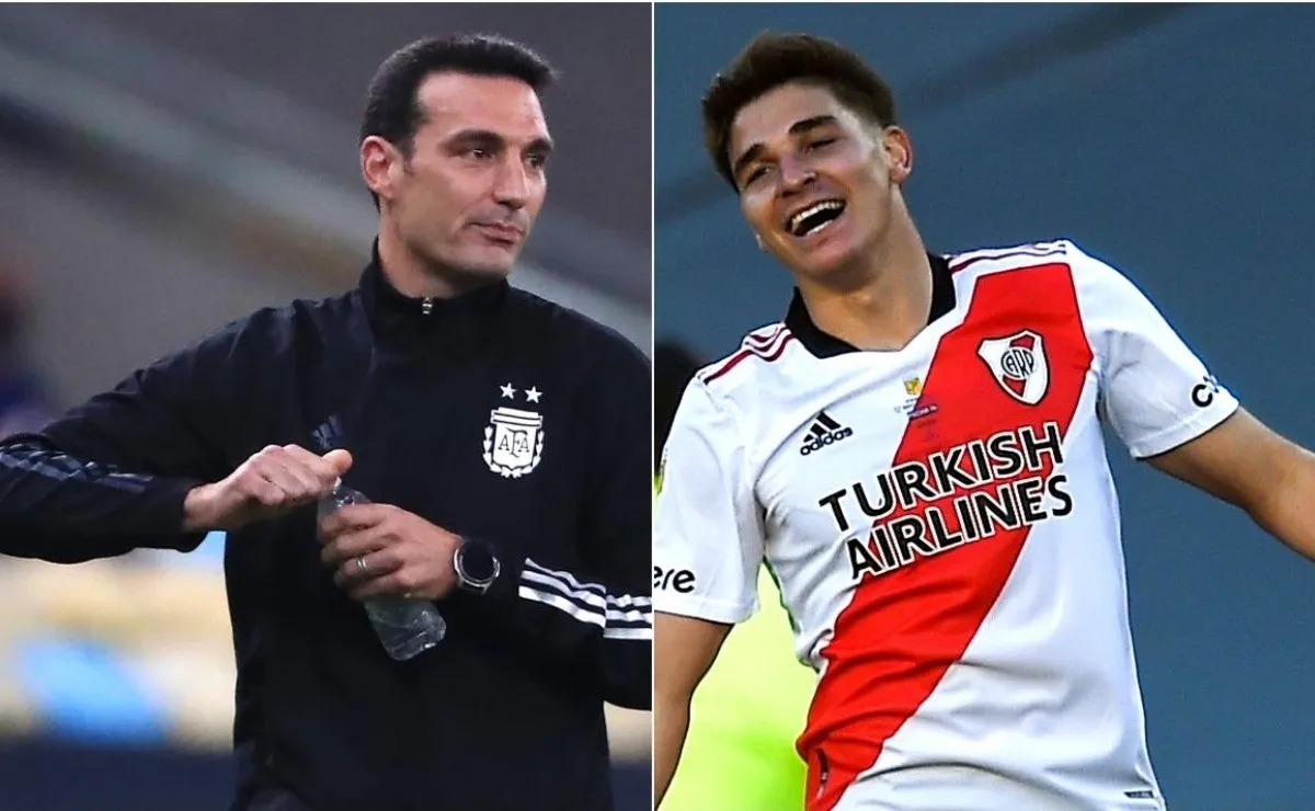 Julián Álvarez jugará con la Selección Argentina este domingo contra Uruguay.