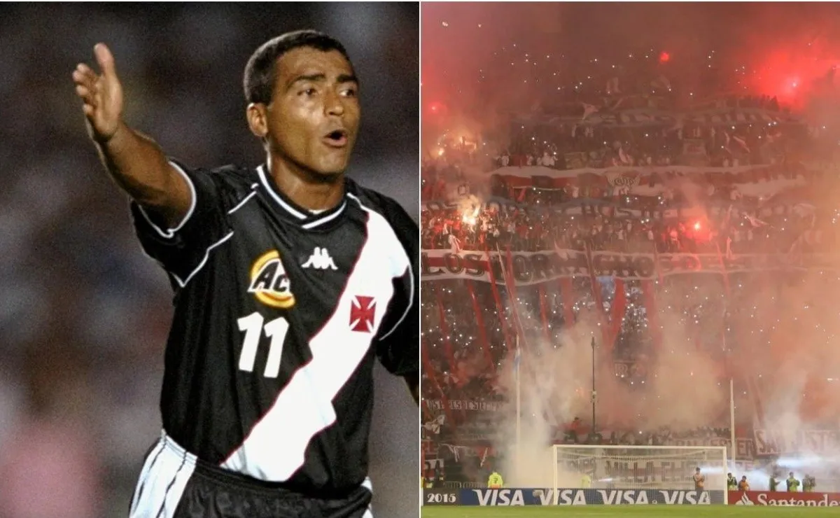 Romario elogió a la hinchada de River.