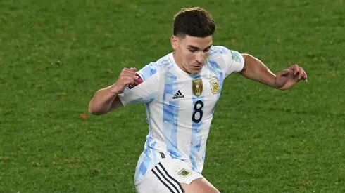 Julián ingresó faltando 15 minutos para el final del encuentro.