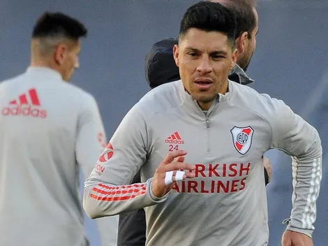 Enzo se volvió a entrenar diferenciado y es duda contra San Lorenzo