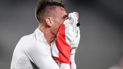 Braian sacó chapa por el triunfo en el Monumental.