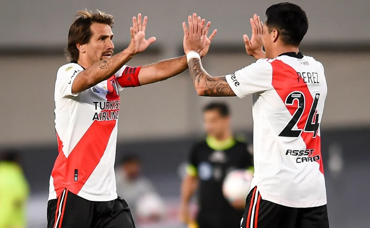 Leonardo Ponzio, capitán, emblema e ídolo de River, podría meterse en el 11 inicial ante Banfield por la lesión de Enzo Pérez.