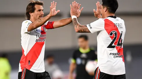Leonardo Ponzio, capitán, emblema e ídolo de River, podría meterse en el 11 inicial ante Banfield por la lesión de Enzo Pérez.