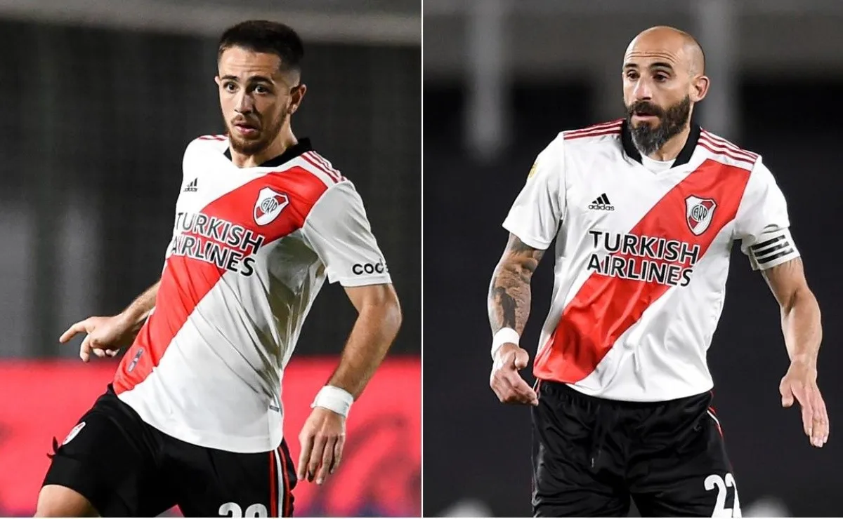 Felipe Peña y Javier Pinola podrían jugar como titulares ante Banfield como marcadores centrales.