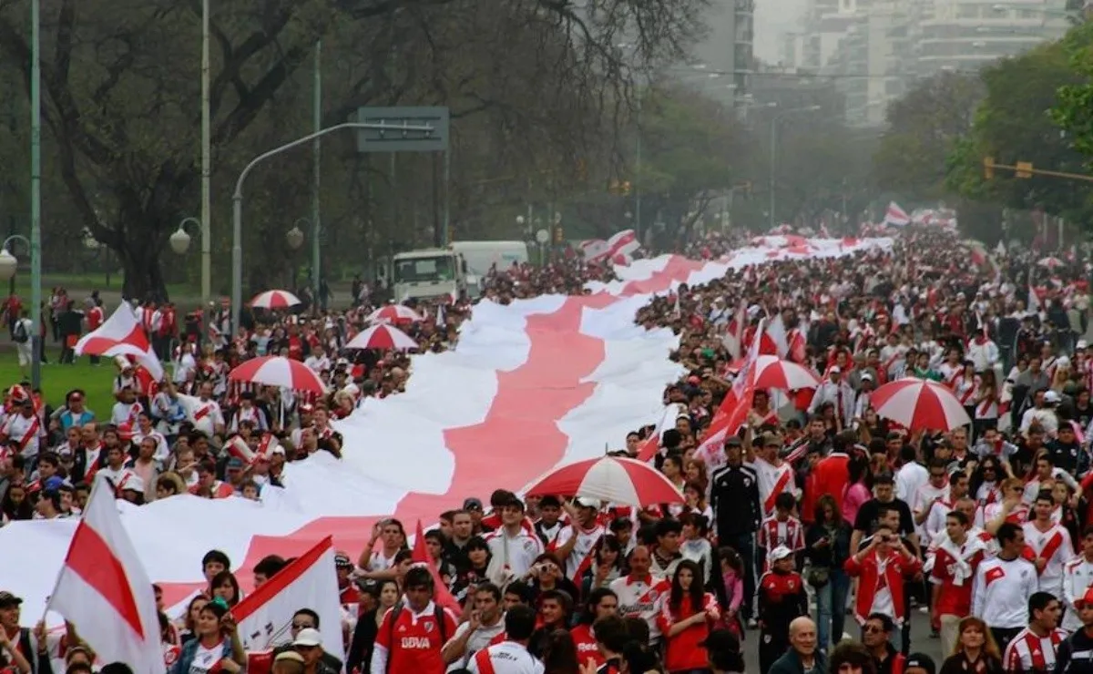 Más de 100 mil hinchas de River se sumaron a la fiesta.