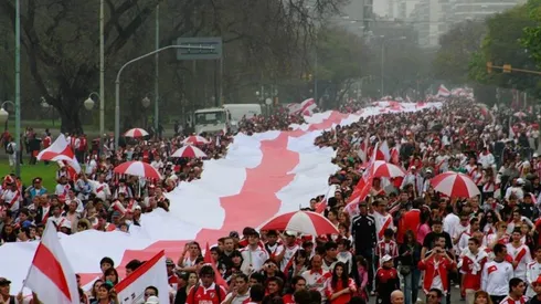 Más de 100 mil hinchas de River se sumaron a la fiesta.