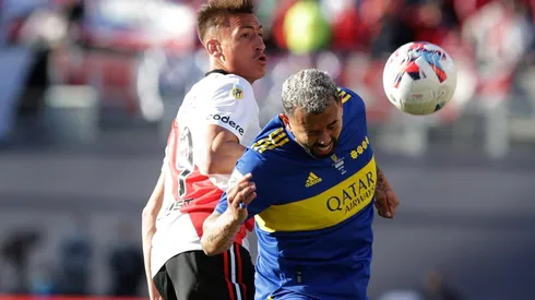 Braian Romero salió del superclásico lesionado a los 34 minutos.