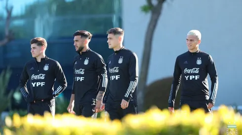 La Araña se sumó junto a Franco Armani a la Selección.