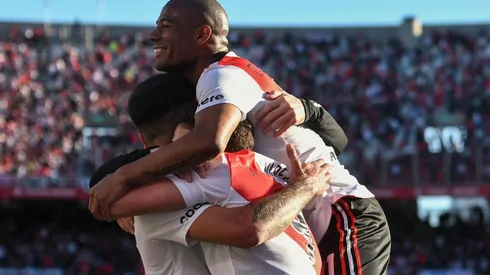 Nicolás De la Cruz fue figura del superclásico en el Monumental.