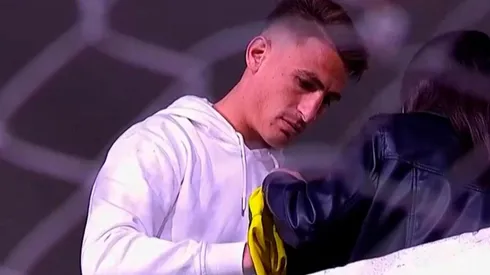 Braian Romero, atacante de River, estuvo presente en la derrota de Talleres ante Defensa y Justicia.