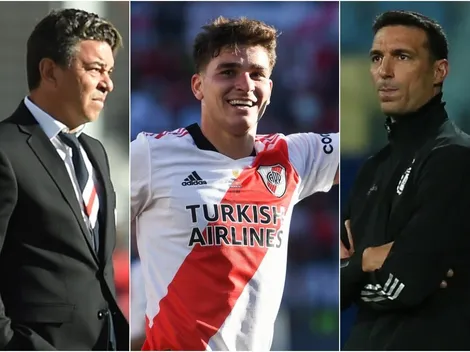 El pedido de Gallardo a Scaloni por la convocatoria de Álvarez