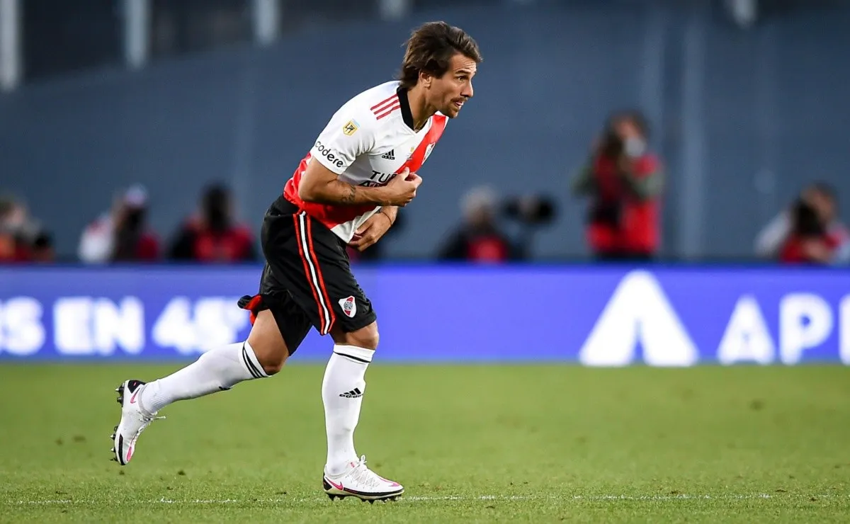 Leo Ponzio ingresó a los 82 minutos por Jorge Carrascal.