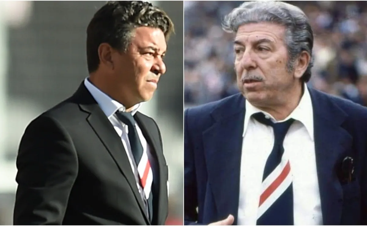 El Muñeco y Angelito, dos de los técnicos más importantes de la historia de River.