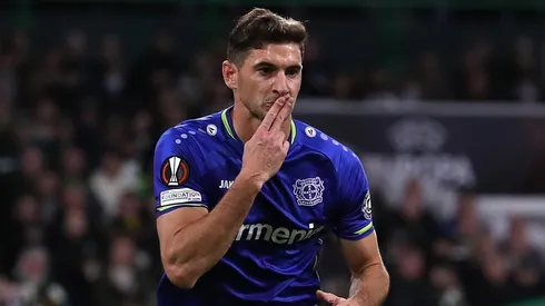 El ex delantero de River volvió al gol con la camiseta del equipo alemán.