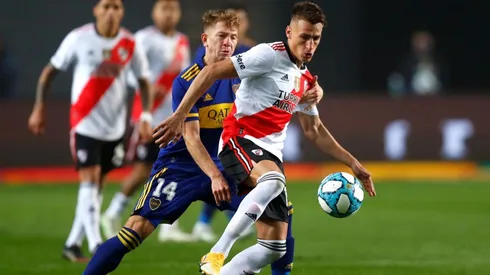 River enfrenta a Boca en el Estadio Monumental por la fecha 14 de la Liga Profesional.