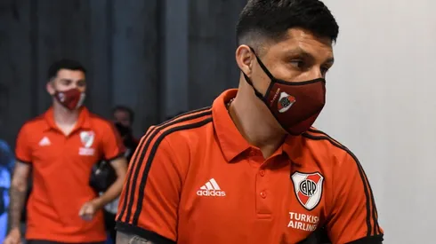 Enzo Pérez, el termómetro de este River, un jugador determinante para el equipo de Marcelo Gallardo que se ganó el cariño de los hinchas a base de sacrificio y grandes rendimientos.