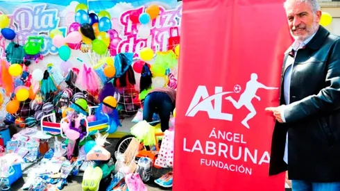 En el Día Internacional del Hincha de River, Omar Labruna presentó la Fundación Ángel Labruna que tiene como objetivo sacar a los chicos de la calle y llevarlos al deporte.