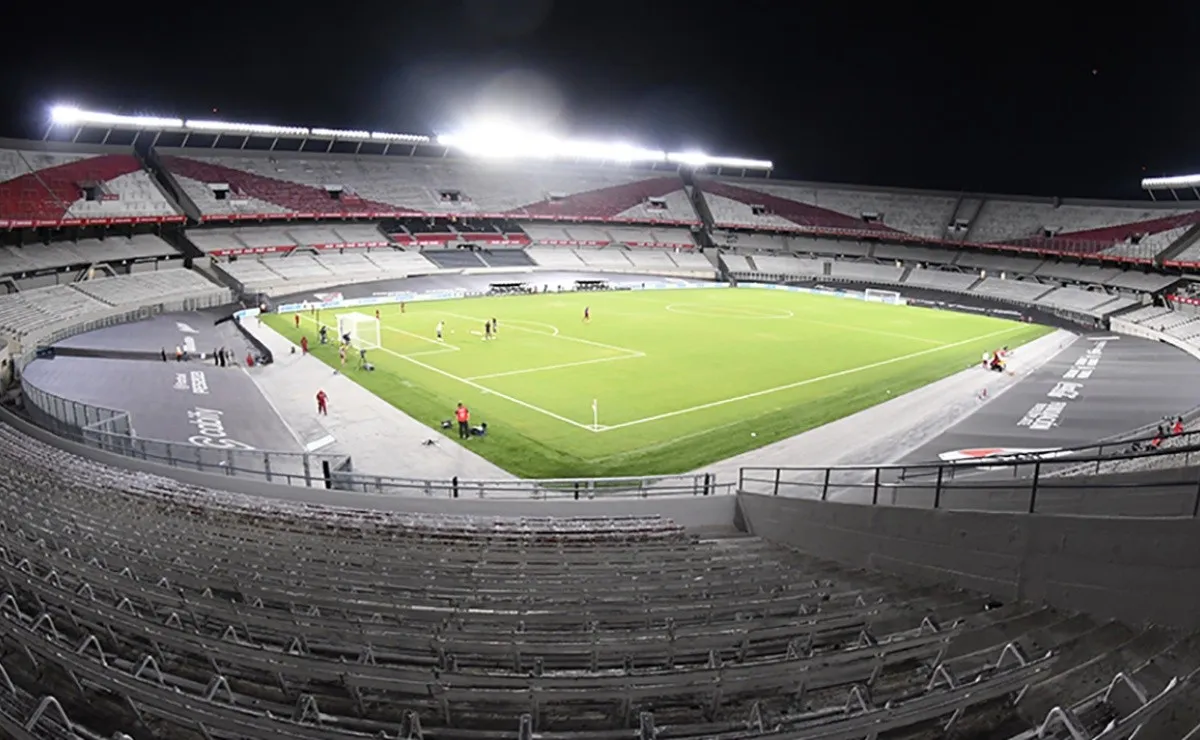 El Estadio Monumental luce en su máximo esplendor y espera por la vuelta de los hinchas.