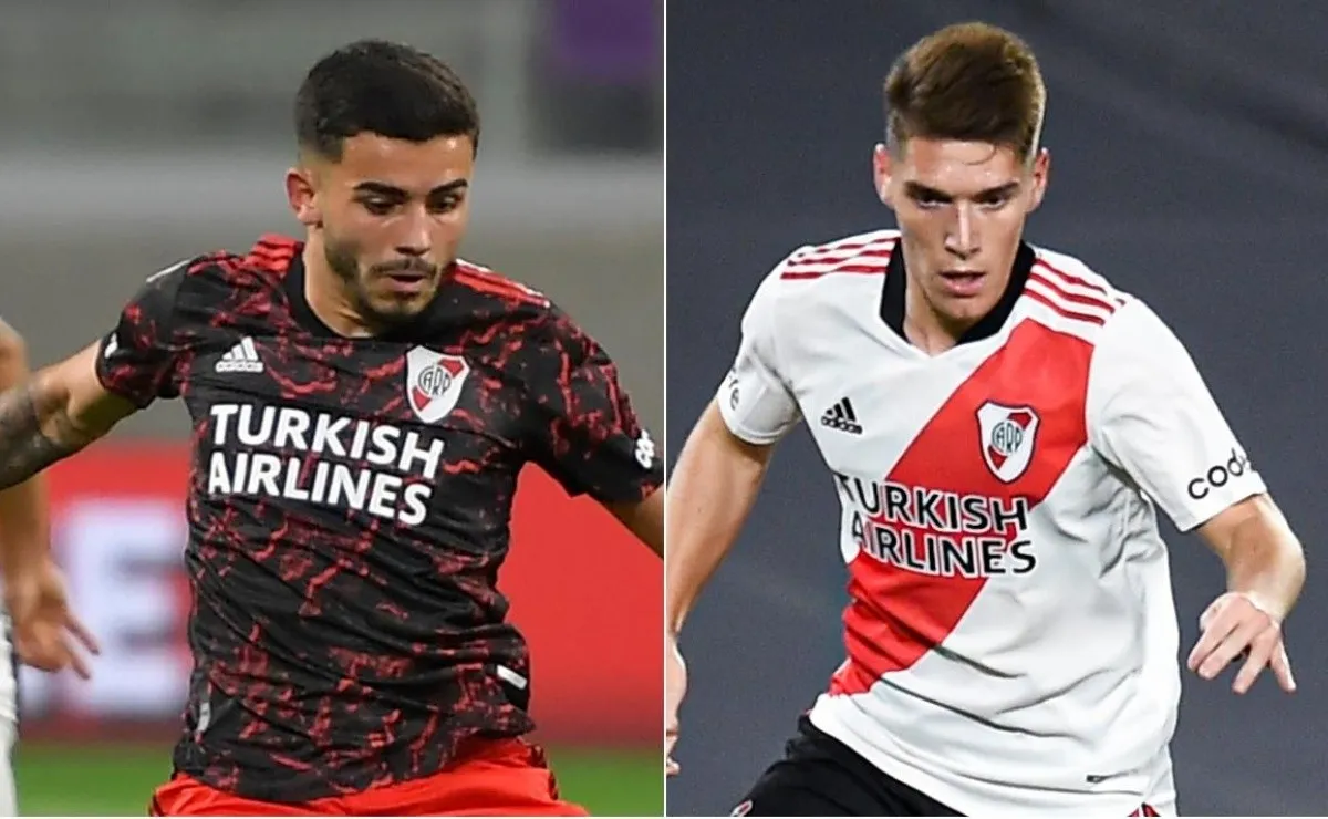 Santiago Simón y Benjamín Rollheiser fueron titulares en los últimos dos partidos de River y el Muñeco los evaluará para el superclásico.