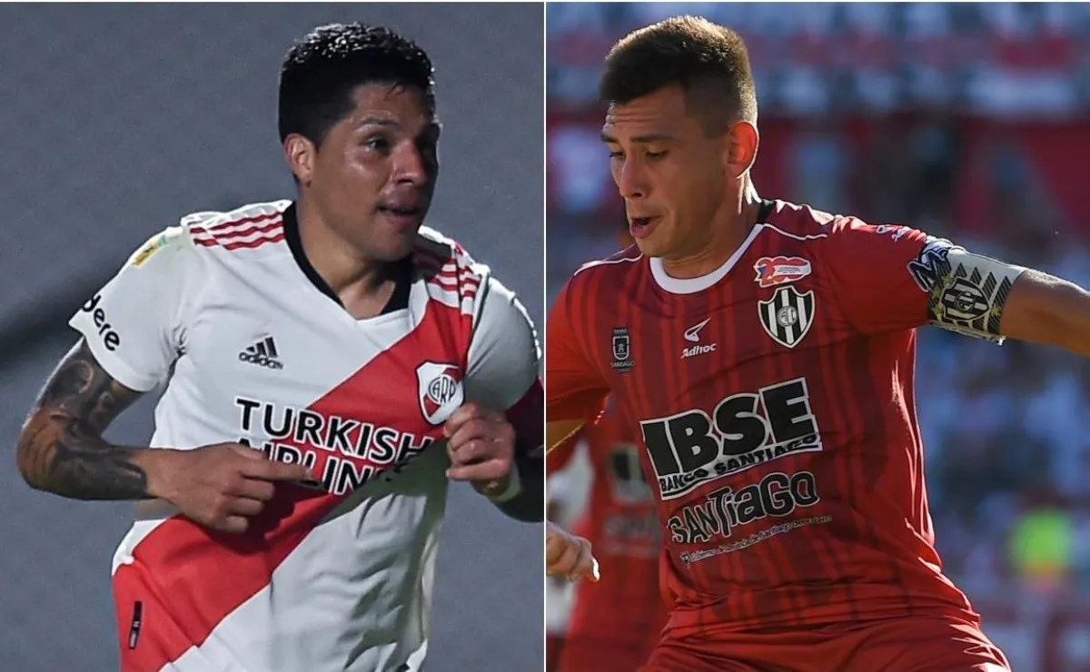 Cristian Vega jugó los tres partidos de Central Córdoba con River.