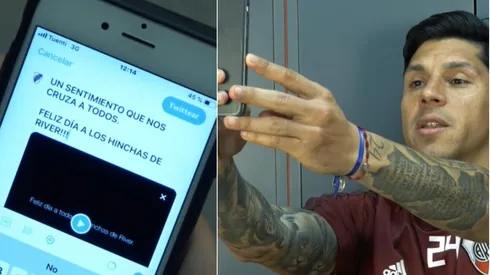 Una foto de Enzo Pérez estuvo entre los posteos más virales de River.
