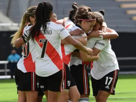 Fútbol Femenino: River arrasó a Villa San Carlos