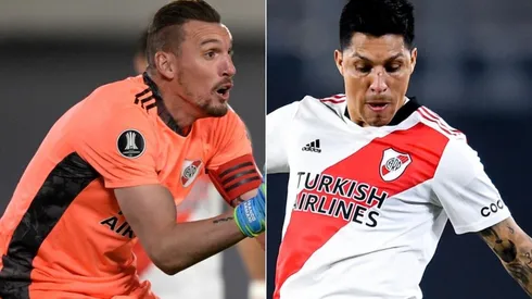 Franco Armani y Enzo Pérez llegarán a los 150 partidos en River.