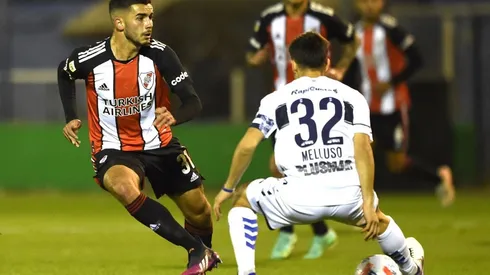 El último partido de Santiago Simón como titular fue ante Gimnasia.