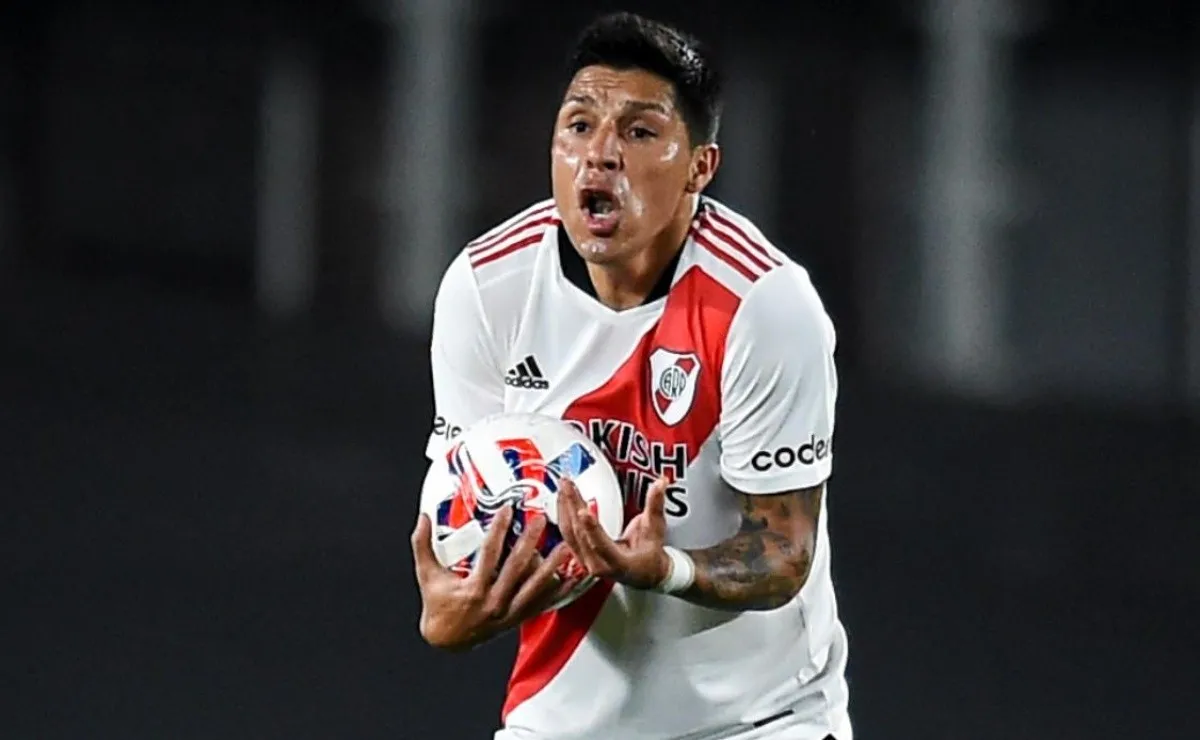 Enzo Pérez tuvo números impresionantes este domingo en el Monumental