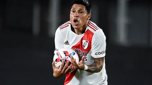 Enzo Pérez tuvo números impresionantes este domingo en el Monumental