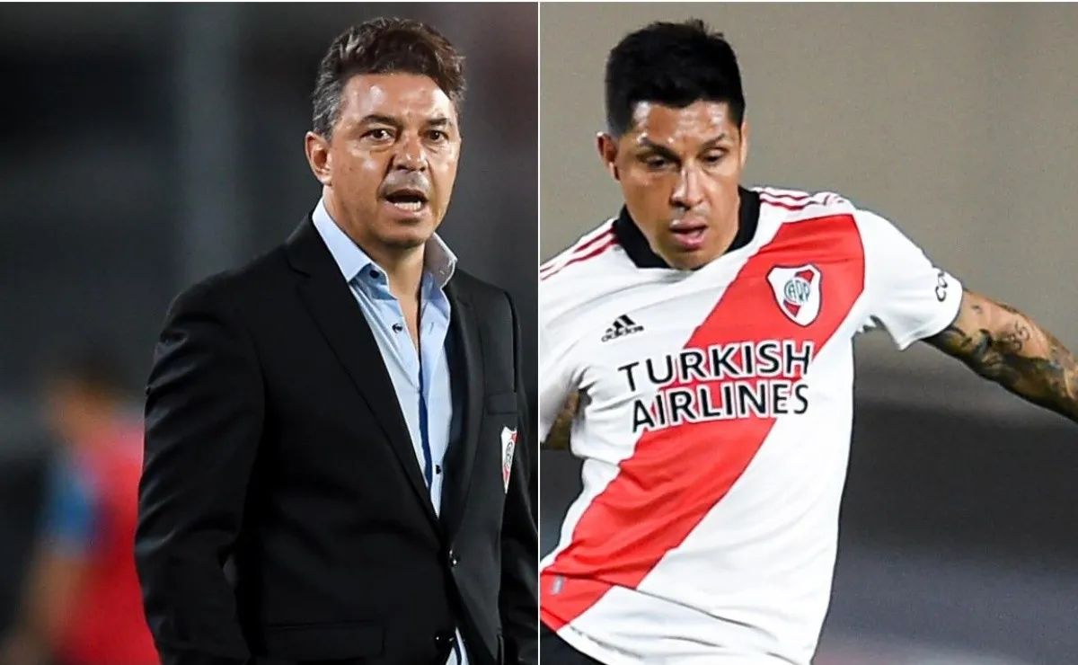 Marcelo Gallardo se deshizo en elogios para Enzo Pérez.