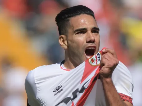 Falcao debutó con gol en el Rayo Vallecano