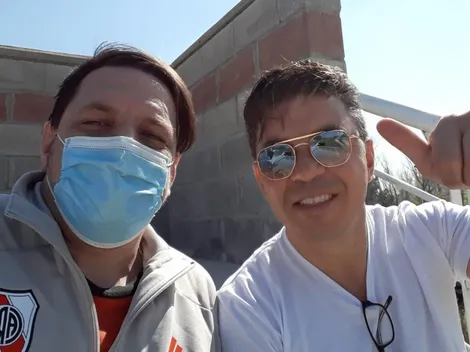 Gallardo estuvo en Ezeiza viendo a las Inferiores