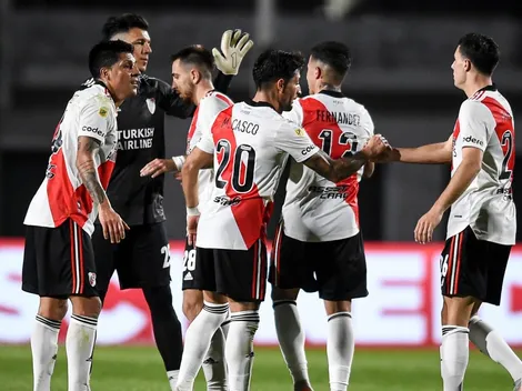 Los jugadores de River al límite de amarillas
