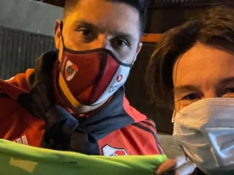 El Mago Coria se encontró con Enzo Pérez y le salió el hincha de adentro