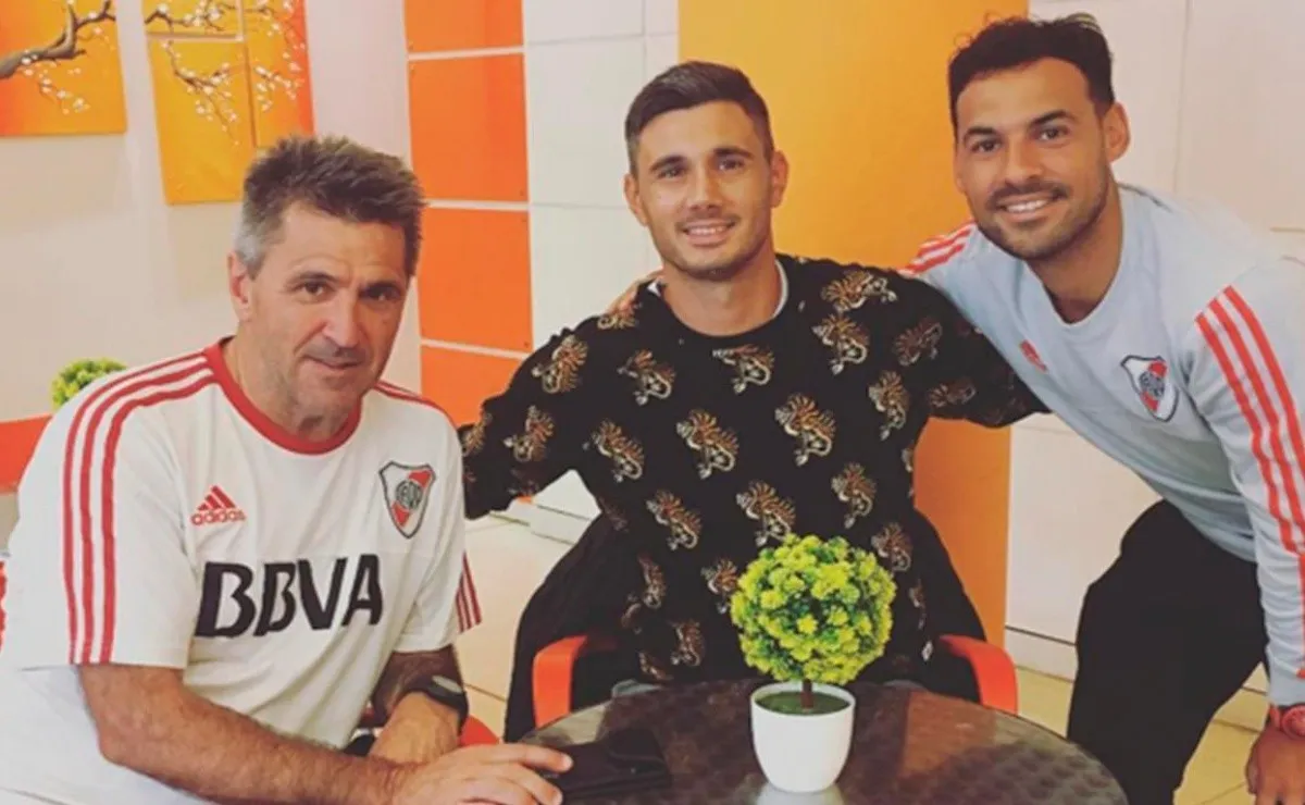 El ex River que se inició con Messi y ahora es representante