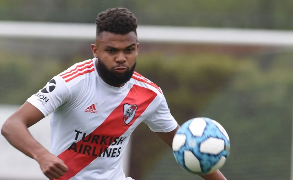 El colombiano habló por primera vez cómo jugador de River.
