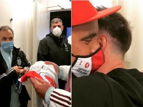 El utilero de River reveló la emoción de Messi al recibir su regalo