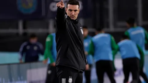 El entrenador de la Selección se mostró contento por el estado del campo del Monumental.